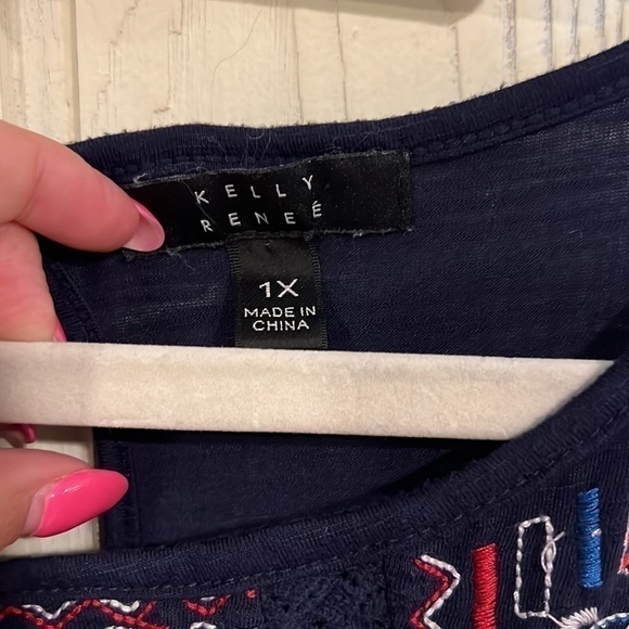 Kelly Renee Cold Shoulder Top, Size 1X - Picture 8 of 11